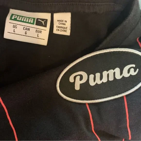 Y2K Vintage Puma Mens Large Shirt | Puma 91074 Local Division long sleeve - Picture 4 of 10